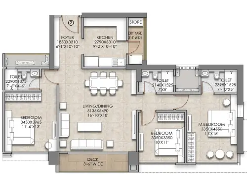 BPTP Gaia floorplan